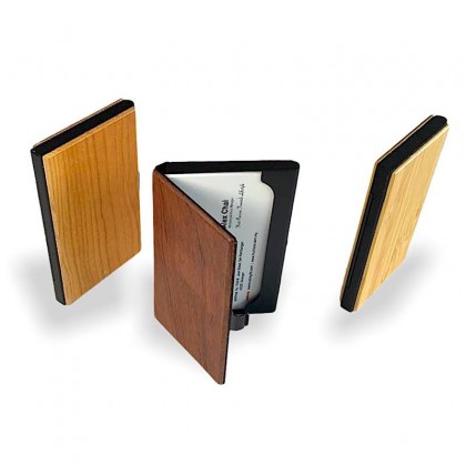 Wooden Name Card Holder